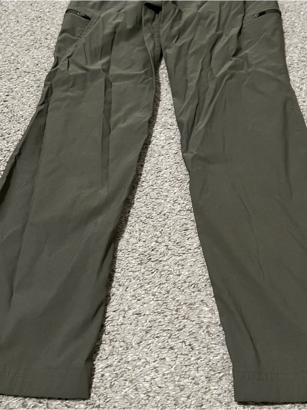 Eddie Bauer Women’s Nylon Blend Olive First Ascent Cargo Hiking Pants Sz 10 - Picture 3 of 13